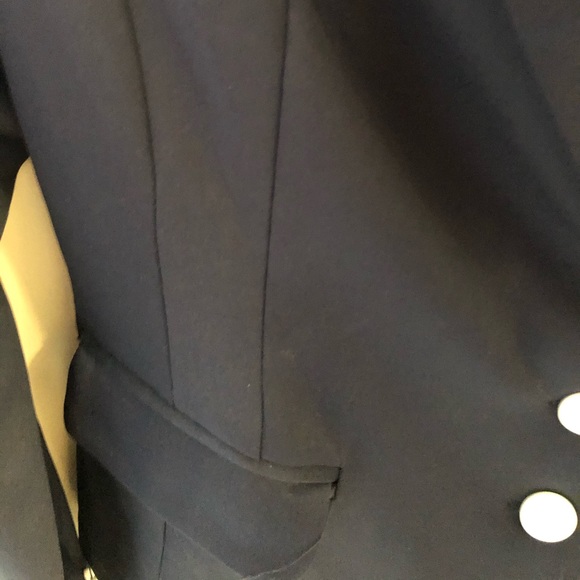 Navy asymmetrical blazer - Picture 4 of 8